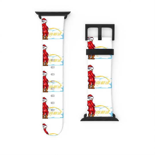 Lets get lit christmas Watch Bands For Apple Watch