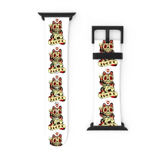 lucky cat Skull Candy Watch Bands For Apple Watch