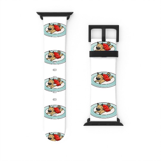 German Shepherd Nigiri Sushi Watch Bands For Apple Watch