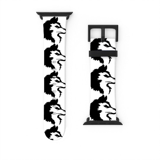 Alpha Wolf Cool Logo Watch Bands For Apple Watch