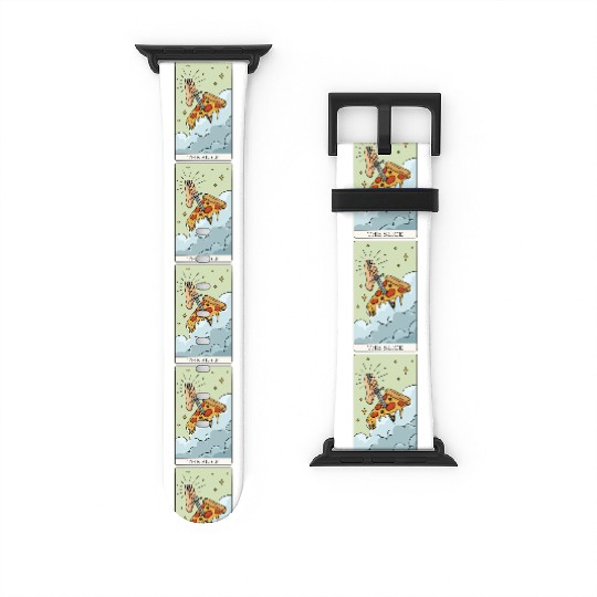 Pizza Tarot Card "The Slice" for a Tarot Reader Watch Bands For Apple Watch