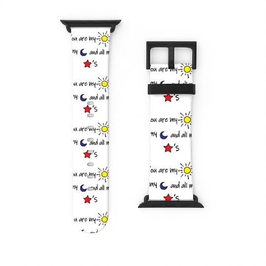 Sun Moon and Stars Watch Bands For Apple Watch