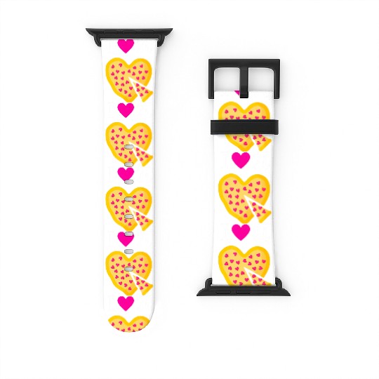 I Love Pi Pizza Math Teacher Watch Bands For Apple Watch