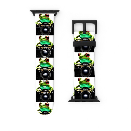 Frog Photographer Watch Bands For Apple Watch