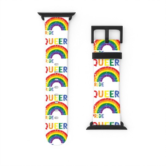Pride month is over but i´m still queeer Watch Bands For Apple Watch