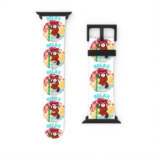 Relax Red Panda Watch Bands For Apple Watch