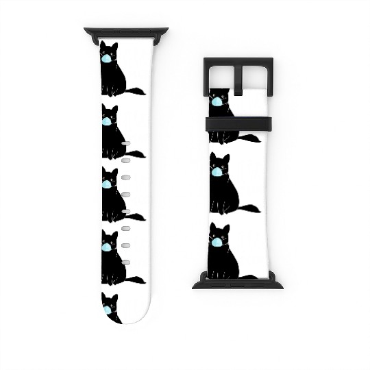 Cat With Ew People Statet Watch Bands For Apple Watch