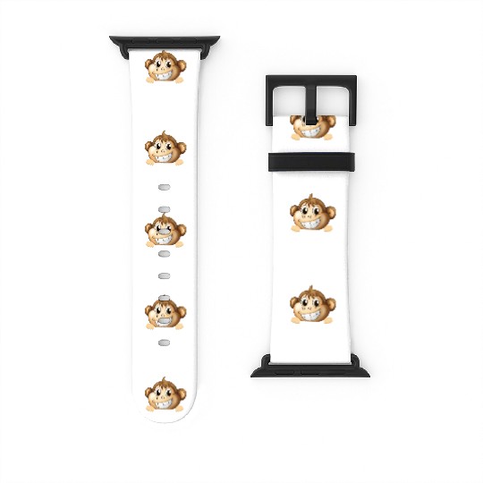 Cute Monkey In Pocket Watch Bands For Apple Watch