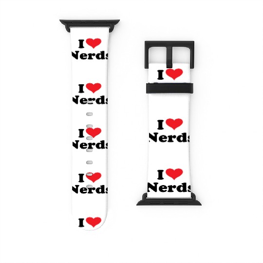 Cute I Love Nerds Watch Bands For Apple Watch