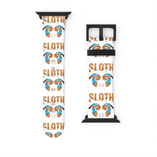 Sloth Team Sloth Baseball Watch Bands For Apple Watch