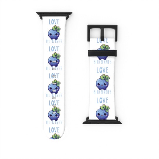 Blueberries Kawaii Watch Bands For Apple Watch