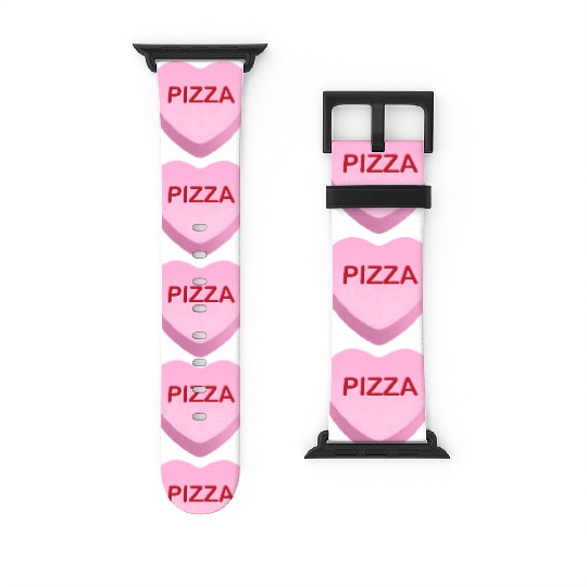 Pizza Candy Heart Watch Bands For Apple Watch