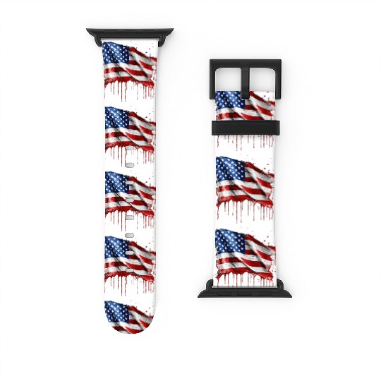 American Flag v2 Watch Bands For Apple Watch