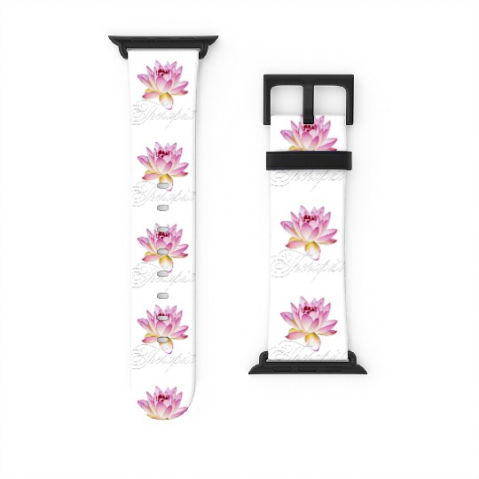 Massage Therapist Masseuse Lotus Blossom Watch Bands For Apple Watch
