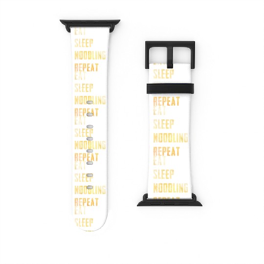 Flathead Fish Eat Sleep Noodling Repeat Catfish Watch Bands For Apple Watch