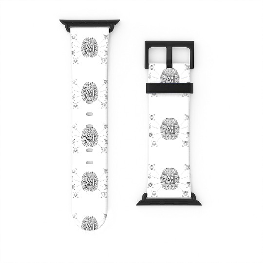 AI - AI Brain & AI Artificial Intelligence Machine Watch Bands For Apple Watch