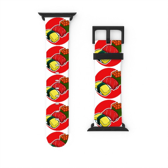 Three Type Yummy Sushi Watch Bands For Apple Watch