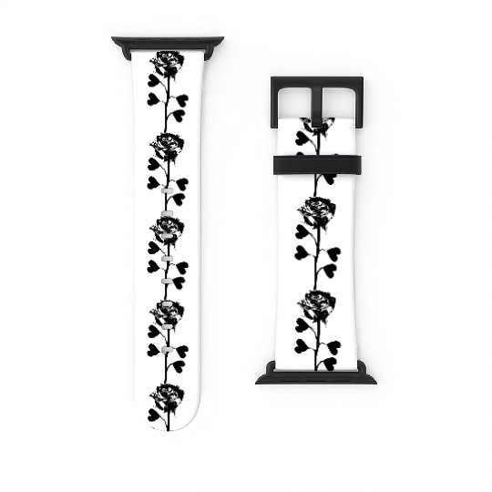 Lotus black Watch Bands For Apple Watch