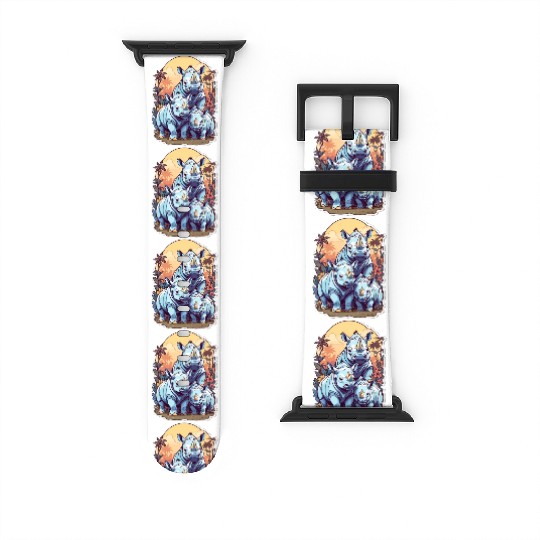 Rhinos Kawaii Watch Bands For Apple Watch