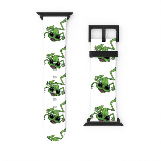 Happy Green Tree Frog Watch Bands For Apple Watch