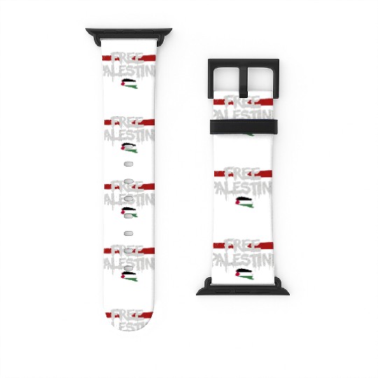 graffiti free palestine Watch Bands For Apple Watch