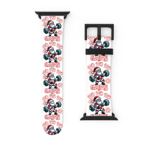 Santa Claus Christmas workout Watch Bands For Apple Watch
