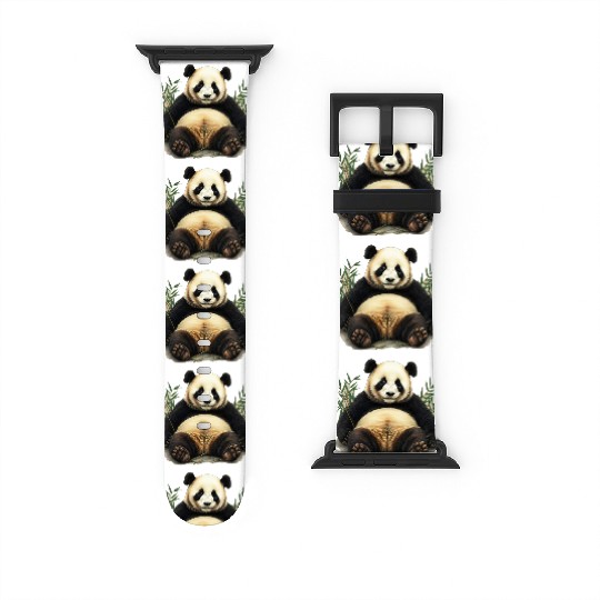 Panda Chilling Watch Bands For Apple Watch
