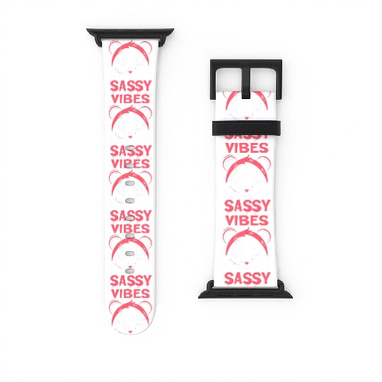 Panda: Sassy Panda Vibes Watch Bands For Apple Watch