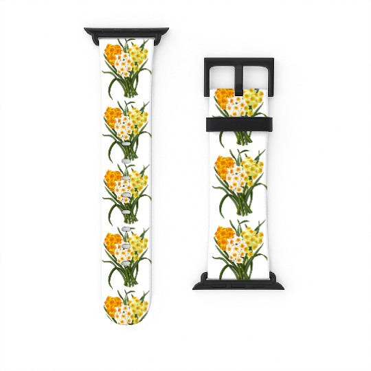 Daffodil Bunch Daffodils He Daffodil Watch Bands For Apple Watch