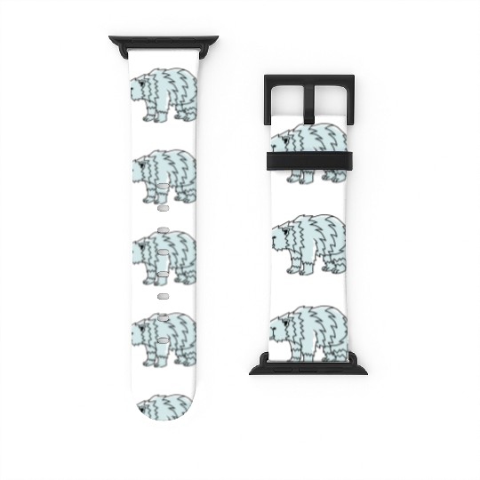 Tribal Polar Bear Indigenous Gift Watch Bands For Apple Watch