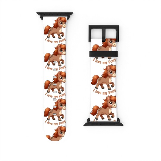 I Love my pony comic Watch Bands For Apple Watch