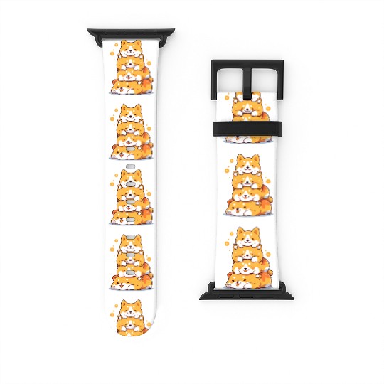 Corgi Mom Dad Corgi Squad Watch Bands For Apple Watch