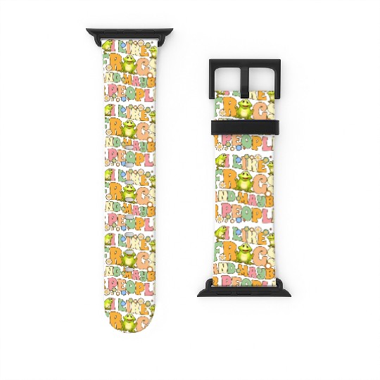 Groovy Frog Lovers Watch Bands For Apple Watch