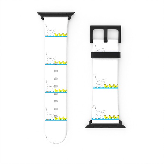 Duck with ducklings Watch Bands For Apple Watch
