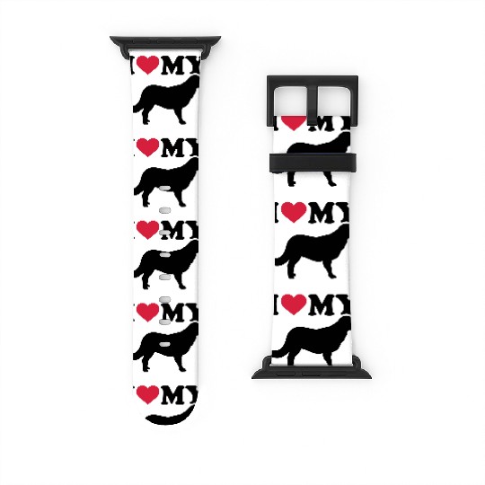 I love my Flat Coated Retriever Watch Bands For Apple Watch