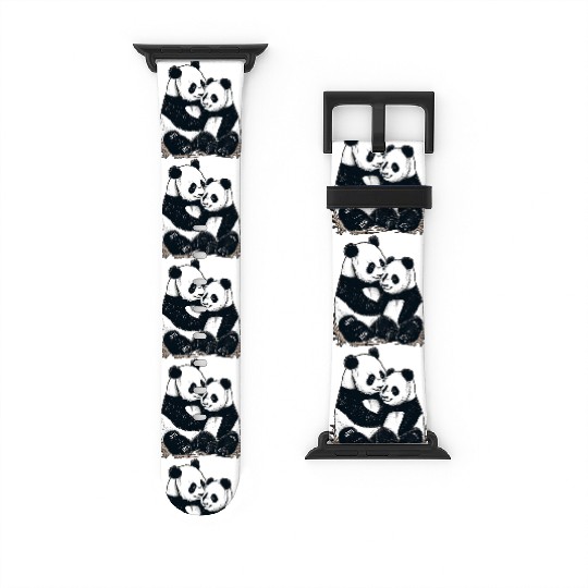 Adorable panda Watch Bands For Apple Watch