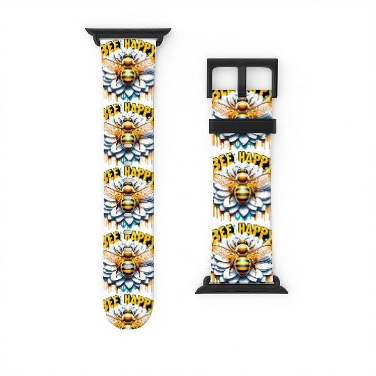 Bee Happy Watch Bands For Apple Watch