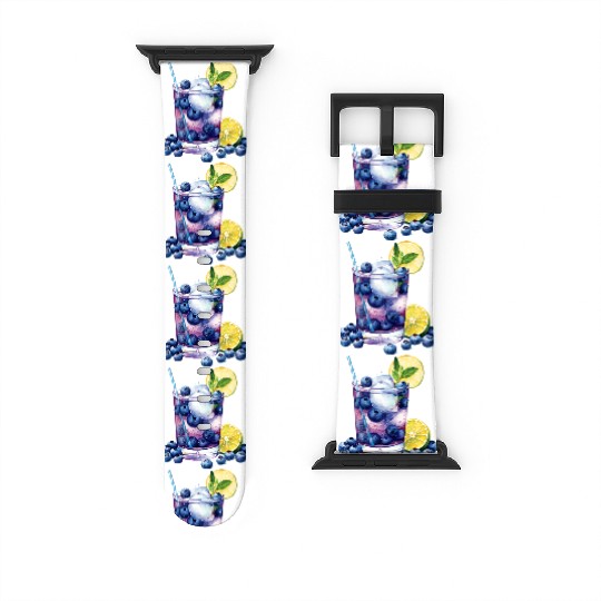Blueberry Lemon Cocktail Watch Bands For Apple Watch