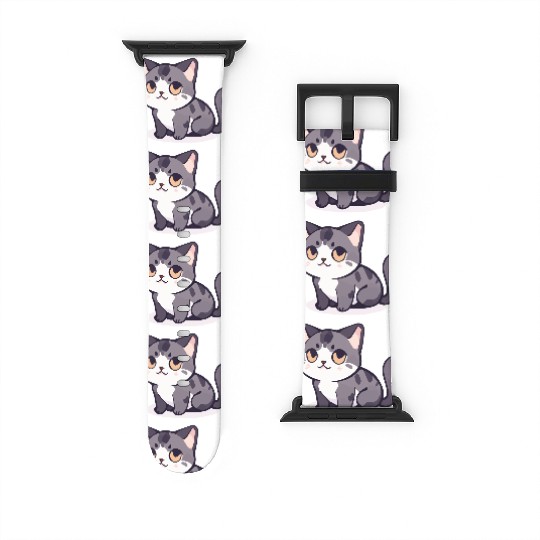 Meow Serie: Playful Shadows Watch Bands For Apple Watch