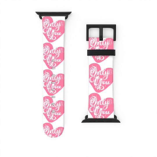 Happy Valentines Day, Valentin Retro Watch Bands For Apple Watch