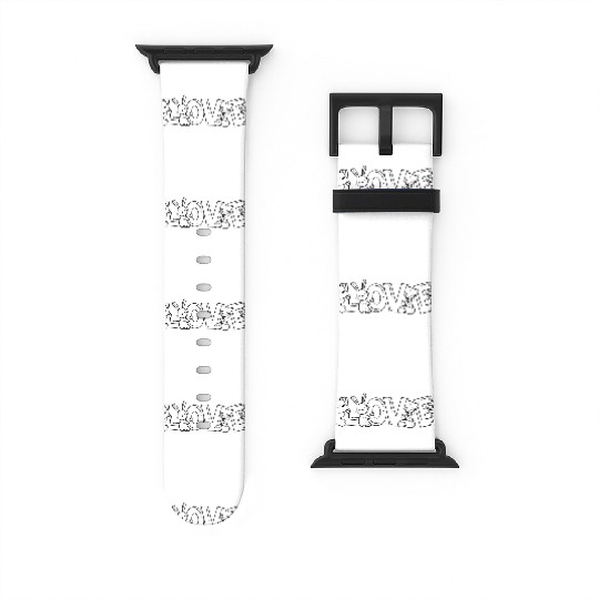 Valentines Day, Valentine Retro Watch Bands For Apple Watch