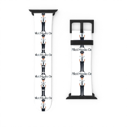 Pilot Mode on - Watch Bands For Apple Watch for Pilots