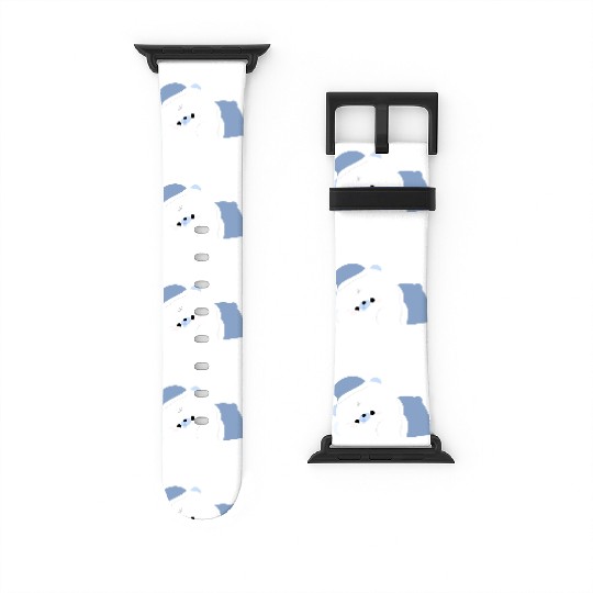 Tired Polar Bear Watch Bands For Apple Watch