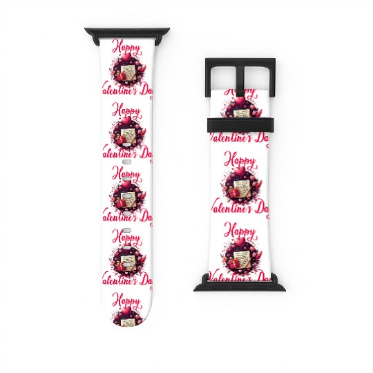 Happy Valentine's day Watch Bands For Apple Watch