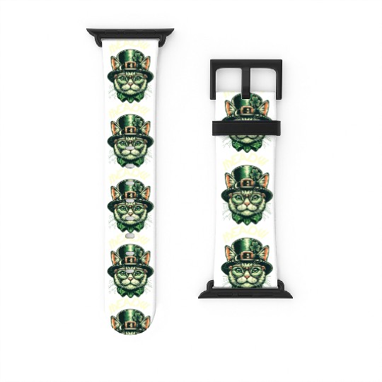 Meow , funny cat Watch Bands For Apple Watch