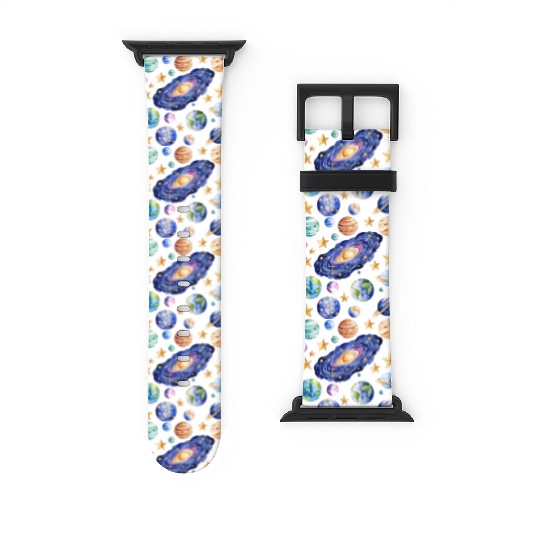 Galaxies, planets and stars Watch Bands For Apple Watch