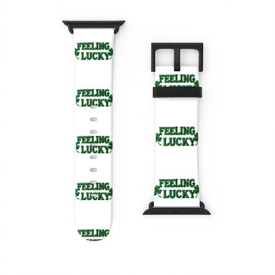 Feeling Lucky Shamrocks Clover Watch Bands For Apple Watch