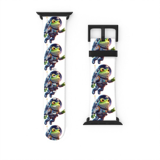Frog in space suit Watch Bands For Apple Watch