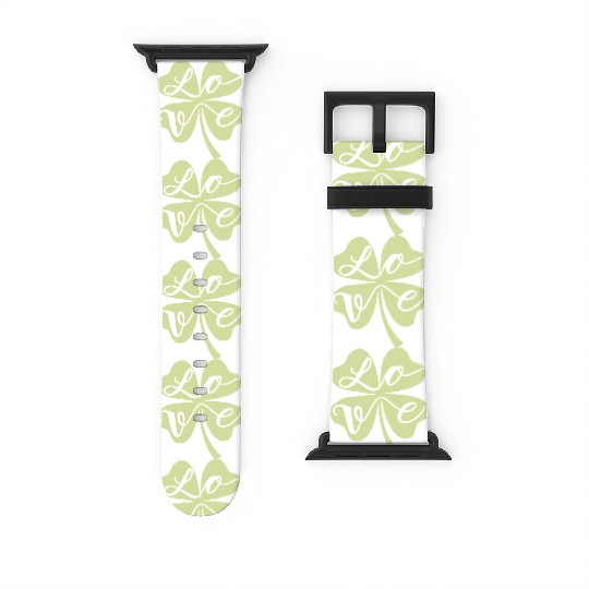 Lucky Love Four Leaf Clover Watch Bands For Apple Watch