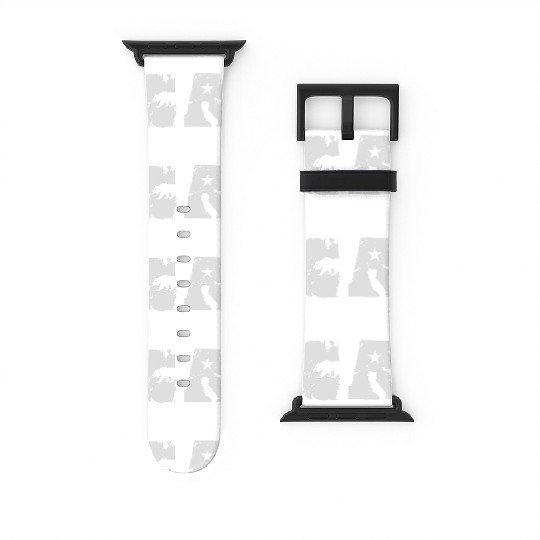 California Bear State Abbreviation Watch Bands For Apple Watch